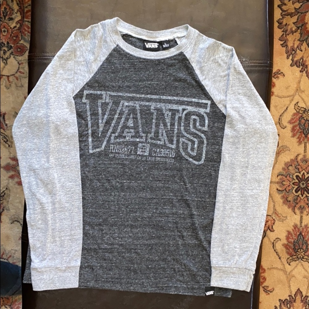 Vans Long sleeve T-shirt  Heathered Dark Gray Soft